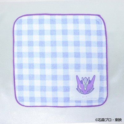 【グッズ-タオル】仮面ライダー電王 ハンドタオル 4.ガンフォーム[ギンガムパステルシリーズ]