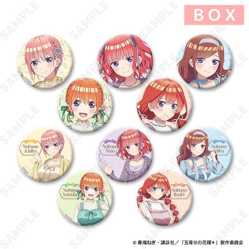 【グッズ-バッチ】五等分の花嫁* トレーディング缶バッジ[バレエコア]【特典付】