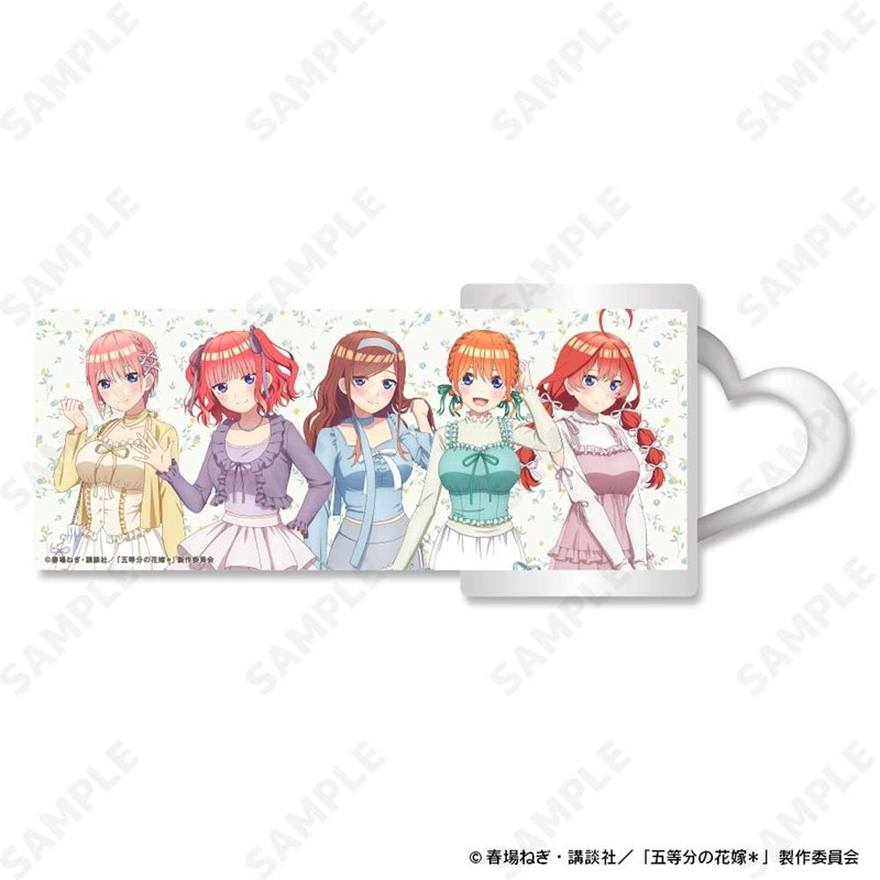 【グッズ-マグカップ】五等分の花嫁* ハートハンドルマグカップ [バレエコア]