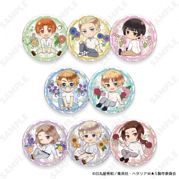 グッズ-バッチ】ヘタリアWorld☆Stars トレーディング缶バッジ～Flower 