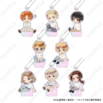 グッズ-キーホルダー】ヘタリアWorld☆Stars オーロラアクキー 
