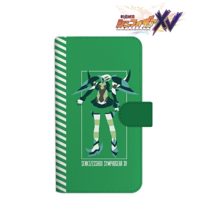 【グッズ-カバーホルダー】戦姫絶唱シンフォギアXV 暁 切歌 手帳型スマホケース(対象機種/Mサイズ)