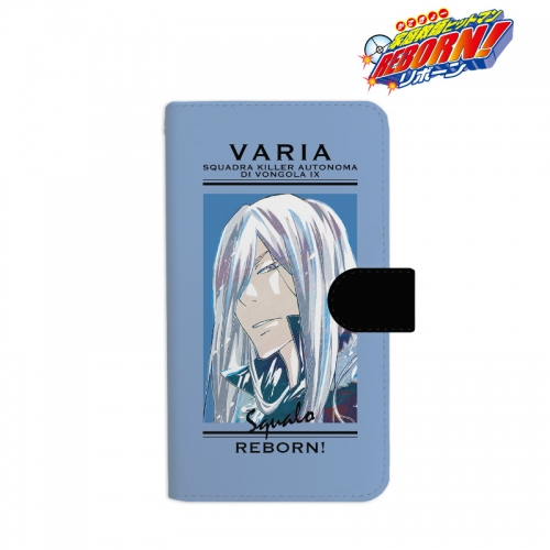 グッズ カバーホルダー 家庭教師ヒットマン Reborn スペルビ スクアーロ Ani Art 手帳型スマホケース Vol 2 対象機種 Lサイズ アニメイト