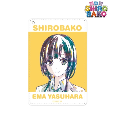 【グッズ-パスケース】劇場版 SHIROBAKO 安原絵麻 Ani-Art 1ポケットパスケース