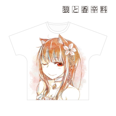 【グッズ-Tシャツ】狼と香辛料 ホロ Ani-Art フルグラフィックTシャツユニセックス(サイズ/XL)