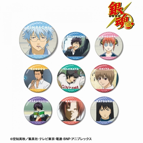 グッズ-バッチ】銀魂 トレーディング缶バッジ 3年Z組銀八先生編 