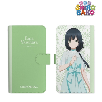 【グッズ-カバーホルダー】劇場版 SHIROBAKO 安原絵麻 手帳型スマホケース(対象機種/Lサイズ)