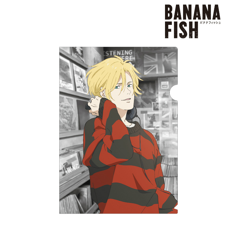 【グッズ-クリアファイル】BANANA FISH 描き下ろしイラスト アッシュ・リンクス レコードショップver. クリアファイル