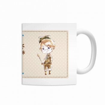 グッズ-マグカップ】ヘタリア World☆Stars 日本＆アメリカ デフォルメ 