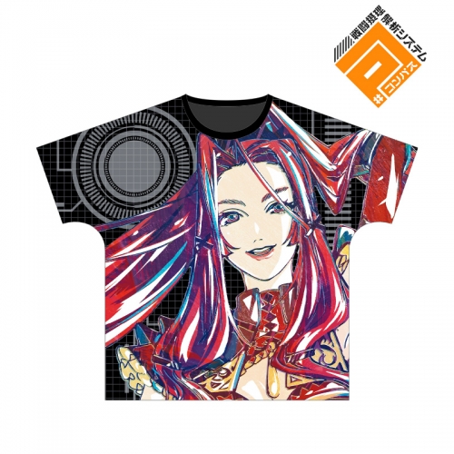 グッズ Tシャツ コンパス 戦闘摂理解析システム マリア S レオンブルク Ani Art フルグラフィックtシャツユニセックス サイズ L アニメイト