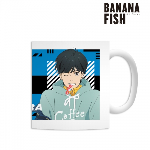 グッズ マグカップ Banana Fish 描き下ろしイラスト 奥村英二 デニムver マグカップ アニメイト