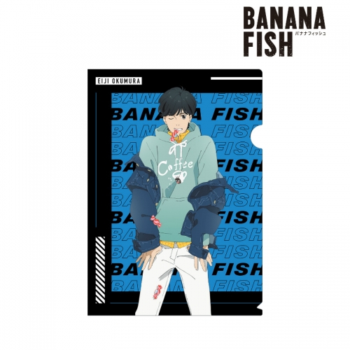 グッズ クリアファイル Banana Fish 描き下ろしイラスト 奥村英二 デニムver クリアファイル アニメイト