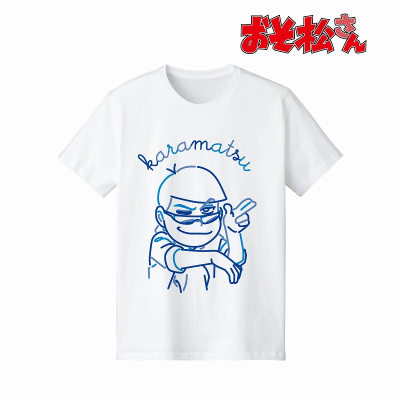 【グッズ-Tシャツ】おそ松さん カラ松 ラインアート Tシャツ メンズ(サイズ/XL)