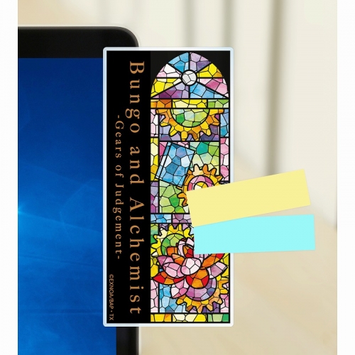 グッズ メモスタンド Tvアニメ 文豪とアルケミスト 審判ノ歯車 ステンドグラスデザイン アクリルメモボード アニメイト
