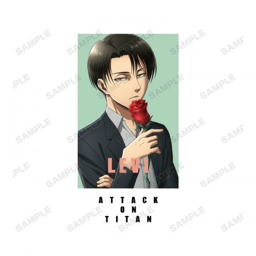 グッズ Tシャツ 進撃の巨人 描き下ろしイラスト リヴァイ Tシャツレディース サイズ Xl アニメイト