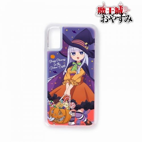 グッズ カバーホルダー 魔王城でおやすみ 描き下ろしイラスト スヤリス姫 ハロウィンver ネオンサンドiphoneケース 対象機種 Iphone X Xs アニメイト