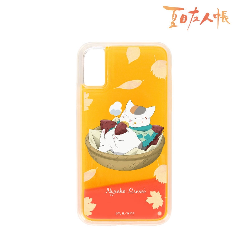 グッズ カバーホルダー 夏目友人帳 描き下ろしイラスト ニャンコ先生 焼き芋ver ネオンサンドiphoneケース 対象機種 Iphone 11 Xr アニメイト