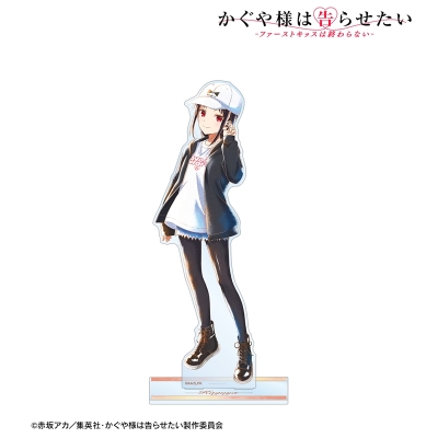 【グッズ-スタンドポップ】アニメ「かぐや様は告らせたい-ファーストキッスは終わらない-」 描き下ろしイラスト 四宮かぐや ストリートファッションver. Ani-Art aqua label 超特大アクリルスタンド【再販】