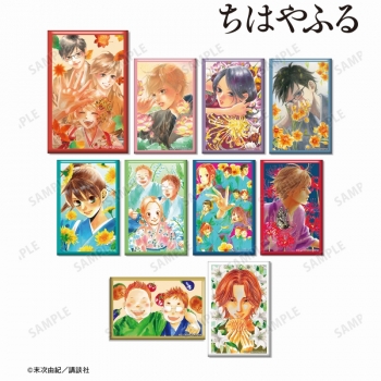 グッズ-バッチ】ちはやふる トレーディング表紙イラストスクエア缶 