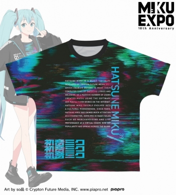グッズ-Tシャツ】HATSUNE MIKU EXPO 10th Anniversary 初音ミク着用 