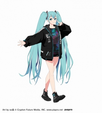 グッズ-Tシャツ】HATSUNE MIKU EXPO 10th Anniversary 初音ミク着用 