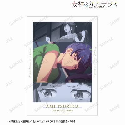 【グッズ-ポスター】女神のカフェテラス 鶴河 秋水 場面写A3マット加工ポスター