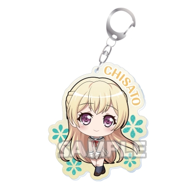 【グッズ-キーホルダー】バンドリ! ガールズバンドパーティ! キラッとアクリルキーホルダー 制服ver. 白鷺千聖