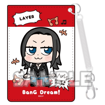 【グッズ-パスケース】大川ぶくぶ×BanG Dream! 合皮パスケース レイヤ