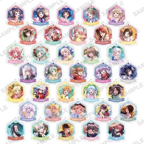 グッズ キーホルダー バンドリ ガールズバンドパーティ アクリルキーホルダー アニメイトver 3 パレオ アニメイト限定 アニメイト
