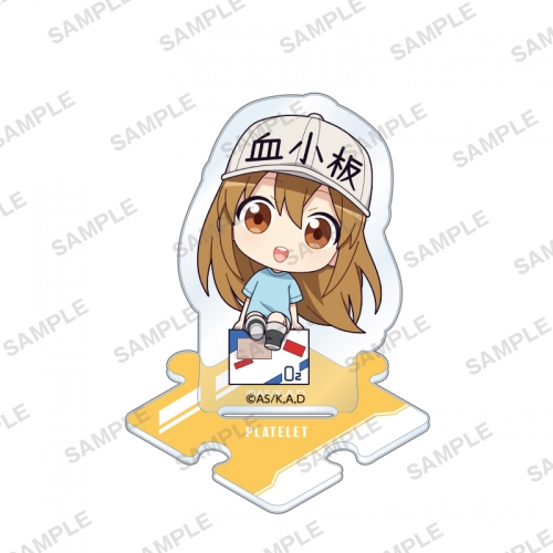 グッズ スタンドポップ はたらく細胞 トレーディングつながるぷちアクリルスタンド アニメイト