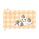 【グッズ-クリアファイル】劇場版 夏目友人帳 「トリプルニャンコ先生」ダブルチケットクリアファイルC:格子【再販】の画像