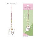 【グッズ-ストラップ】夏目友人帳 2連アクリル根付 ニャンコ先生 だんご【アニメイト先行販売】の画像