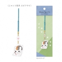 【グッズ-ストラップ】夏目友人帳 2連アクリル根付 ニャンコ先生 エビフライ【アニメイト先行販売】の画像