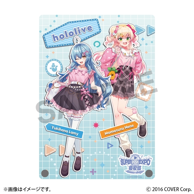【グッズ-置きもの】ホロライブ hololive SUPER EXPO 2025 後夜祭 ~bonus stage~ A5アクリルパネル 雪花ラミィ&桃鈴ねね