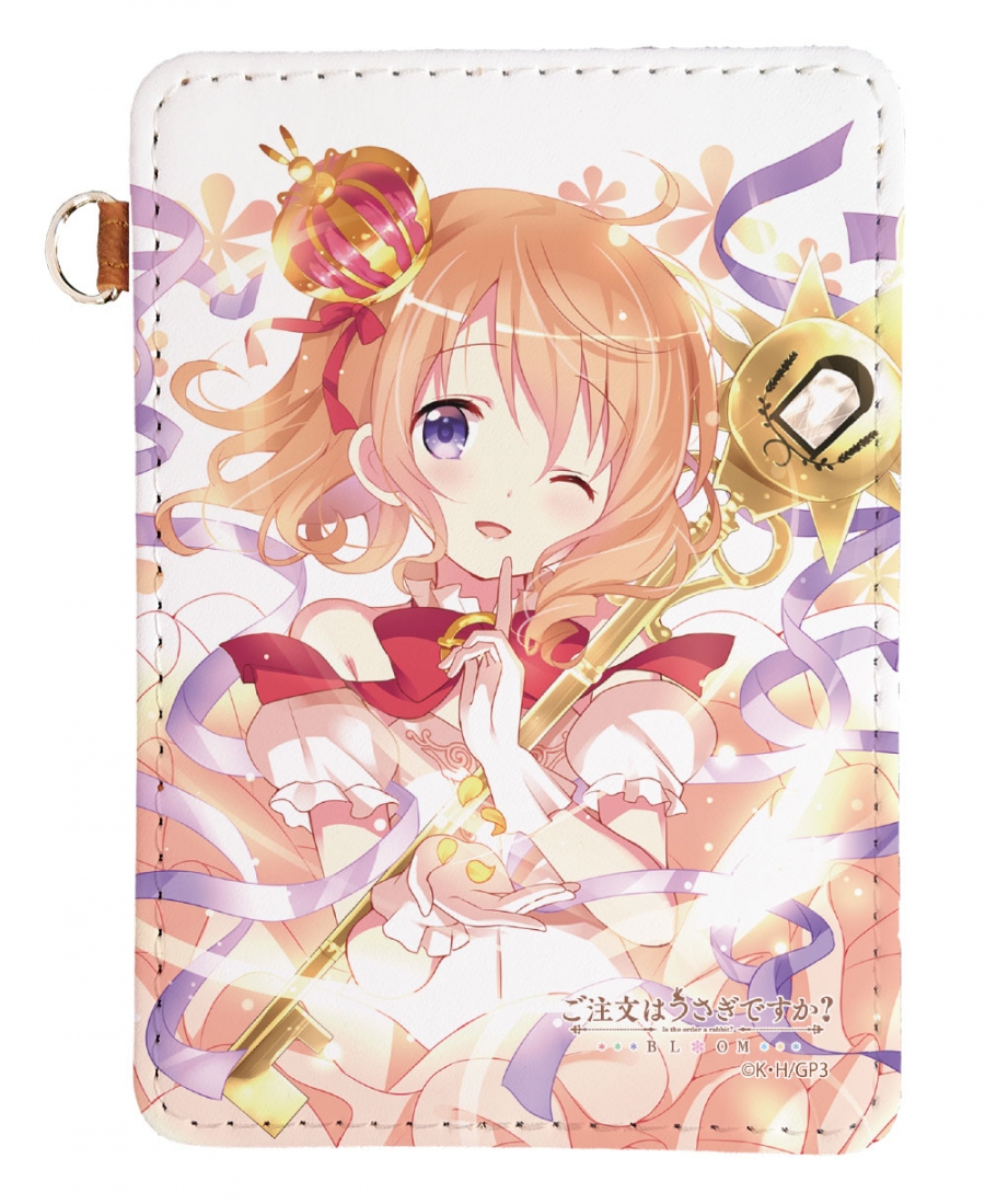 グッズ パスケース ご注文はうさぎですか Bloom レザーパスケース 01 ココア アニメイト