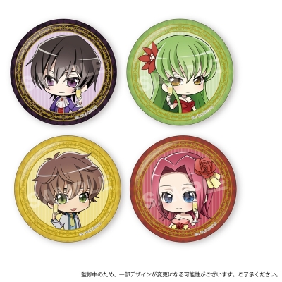 【グッズ-バッチ】コードギアス 反逆のルルーシュ メタリック缶バッジ/01 第1弾(全8種)【再販】