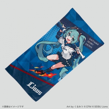 グッズ-タオル】初音ミク×パ・リーグ6球団 初音ミク/ライオンズ つつ 