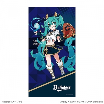 グッズ-タオル】初音ミク×パ・リーグ6球団 初音ミク/バファローズ つつ 