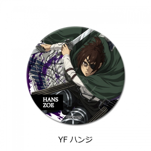 グッズ バッチ 進撃の巨人 The Final Season 3way缶バッジ Yf ハンジ アニメイト グッズ バッチ 進撃の巨人 The Final Season 3way缶バッジ Yf ハンジ アニメイト