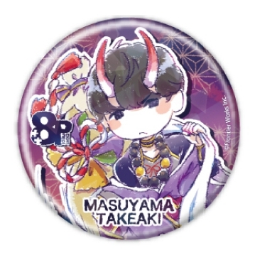 【グッズ-バッチ】8P ホログラム缶バッジ(65mm) 01 百鬼夜行第二弾ver. ブラインド(グラフアート)
