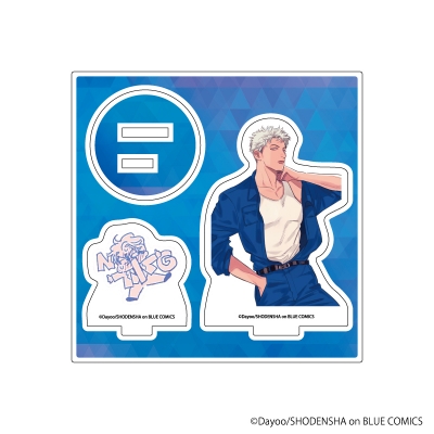 【グッズ-スタンドポップ】ダヨオ先生 アクリルフィギュアプレート 01 針間一郎&雨津木正継