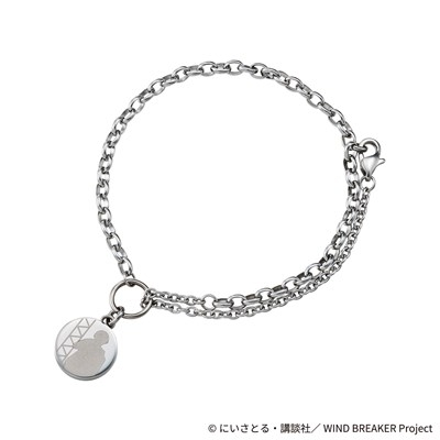 【グッズ-腕輪】WIND BREAKER 梶蓮 ステンレスブレスレット