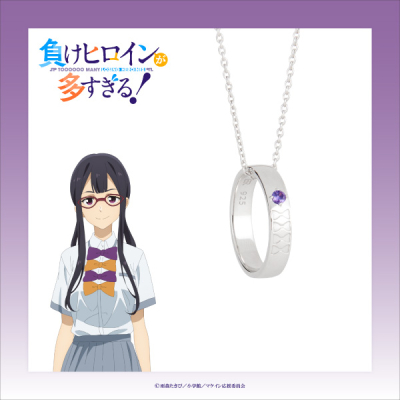 【グッズ-ネックレス】TVアニメ『負けヒロインが多すぎる!』 シルバーアクセサリー リングペンダント<月之木 古都> 7号【エテルノレシ】