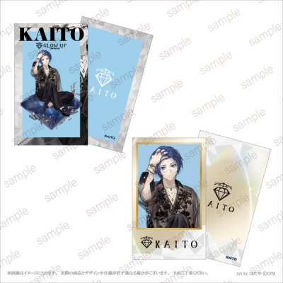 【グッズ-カード】【初音ミク「Glow up」】 ルックブック風カード(2枚1セット)<KAITO> 【エテルノレシ】