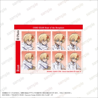 【グッズ-ステッカー】【『コードギアス 奪還のロゼ』】 証明写真風ステッカー<ロゼ>【エテルノレシ】