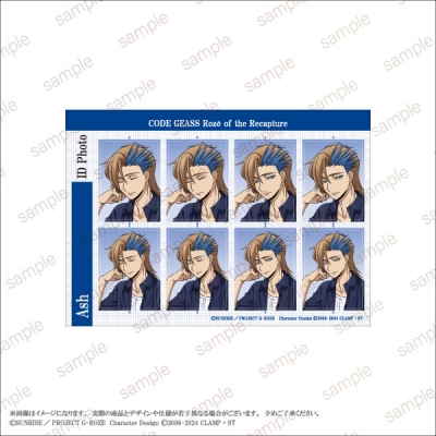【グッズ-ステッカー】【『コードギアス 奪還のロゼ』】 証明写真風ステッカー<アッシュ>【エテルノレシ】