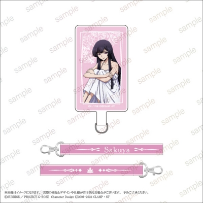 【グッズ-携帯グッズ】【『コードギアス 奪還のロゼ』】 フォンタブ&ハンドストラップ<サクヤ>【エテルノレシ】
