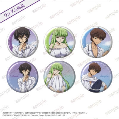 【グッズ-バッチ】【『コードギアス 反逆のルルーシュ』】 ランダム缶バッジ <全6種>【エテルノレシ】