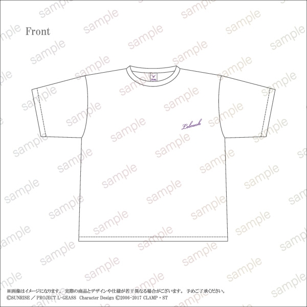 【グッズ-Tシャツ】【『コードギアス 反逆のルルーシュ』】 Tシャツ＜ルルーシュ＞【エテルノレシ】