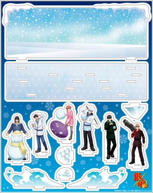 グッズ-スタンドポップ】アニメ「銀魂」 アクリルジオラマ【雪合戦ver 